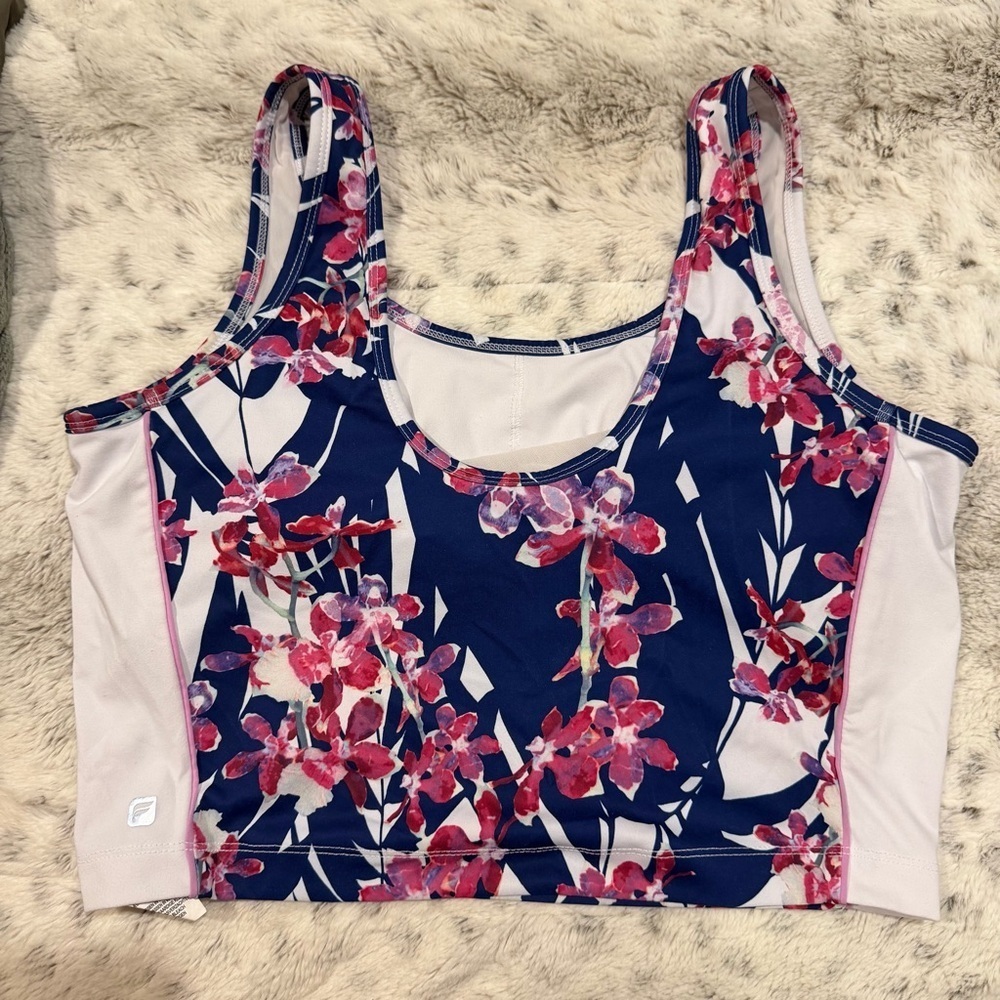 Fabletica Long Line Floral Sports Bra Womens L - Picture 4 of 6